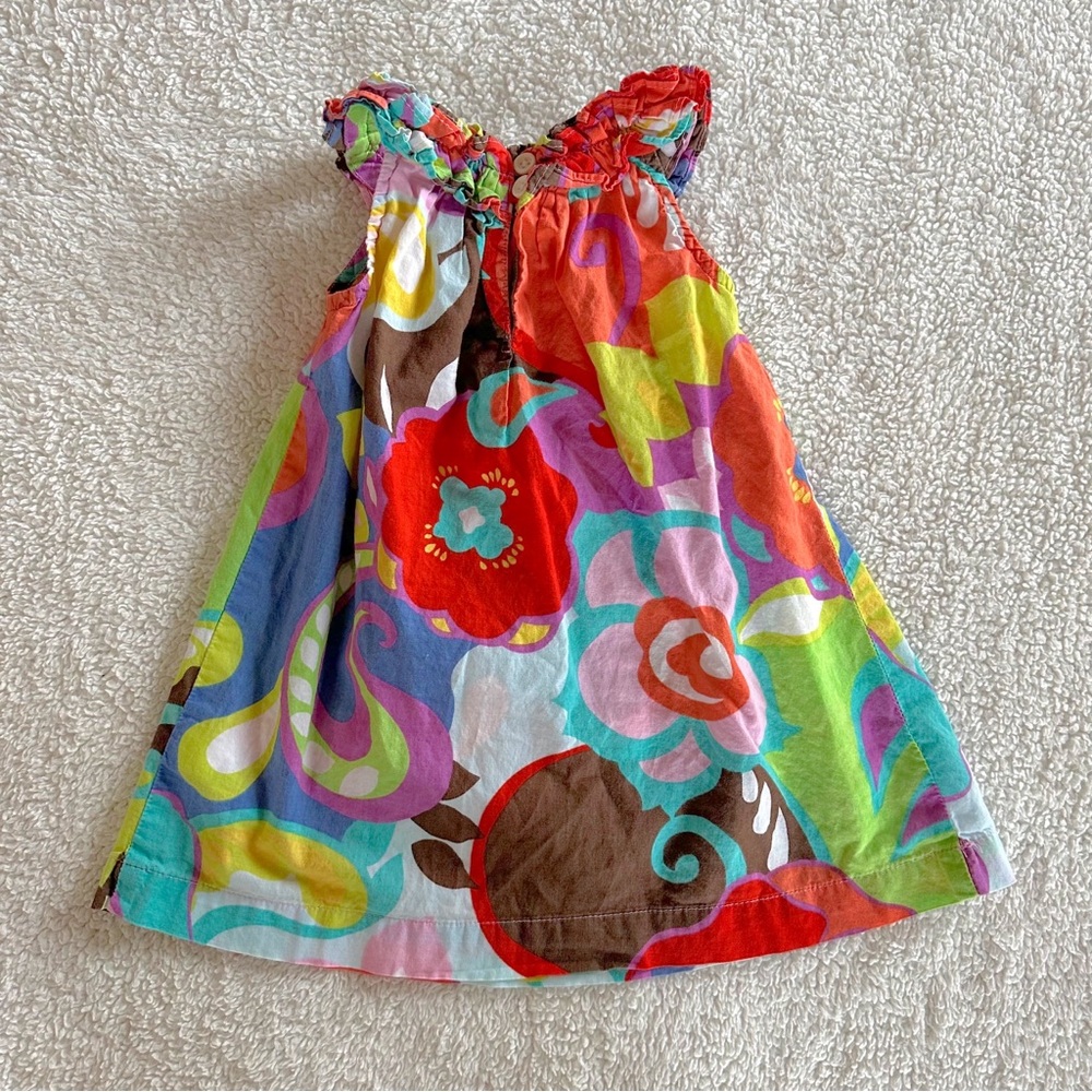 Old Navy Toddler Colorful Floral Sleeveless Dress - Picture 3 of 6